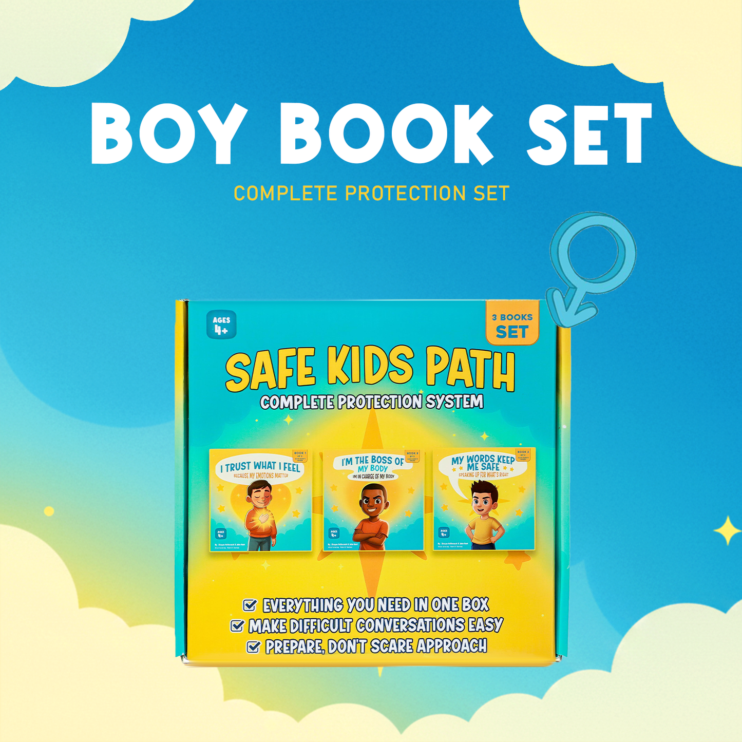 Children's Body Safety & Protection Book Set (3 books)
