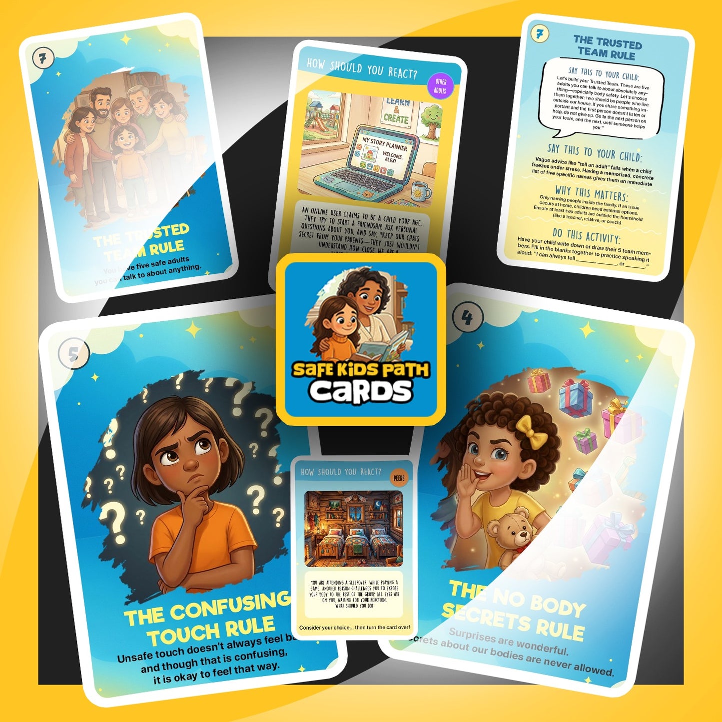 Safe Kids Path Cards