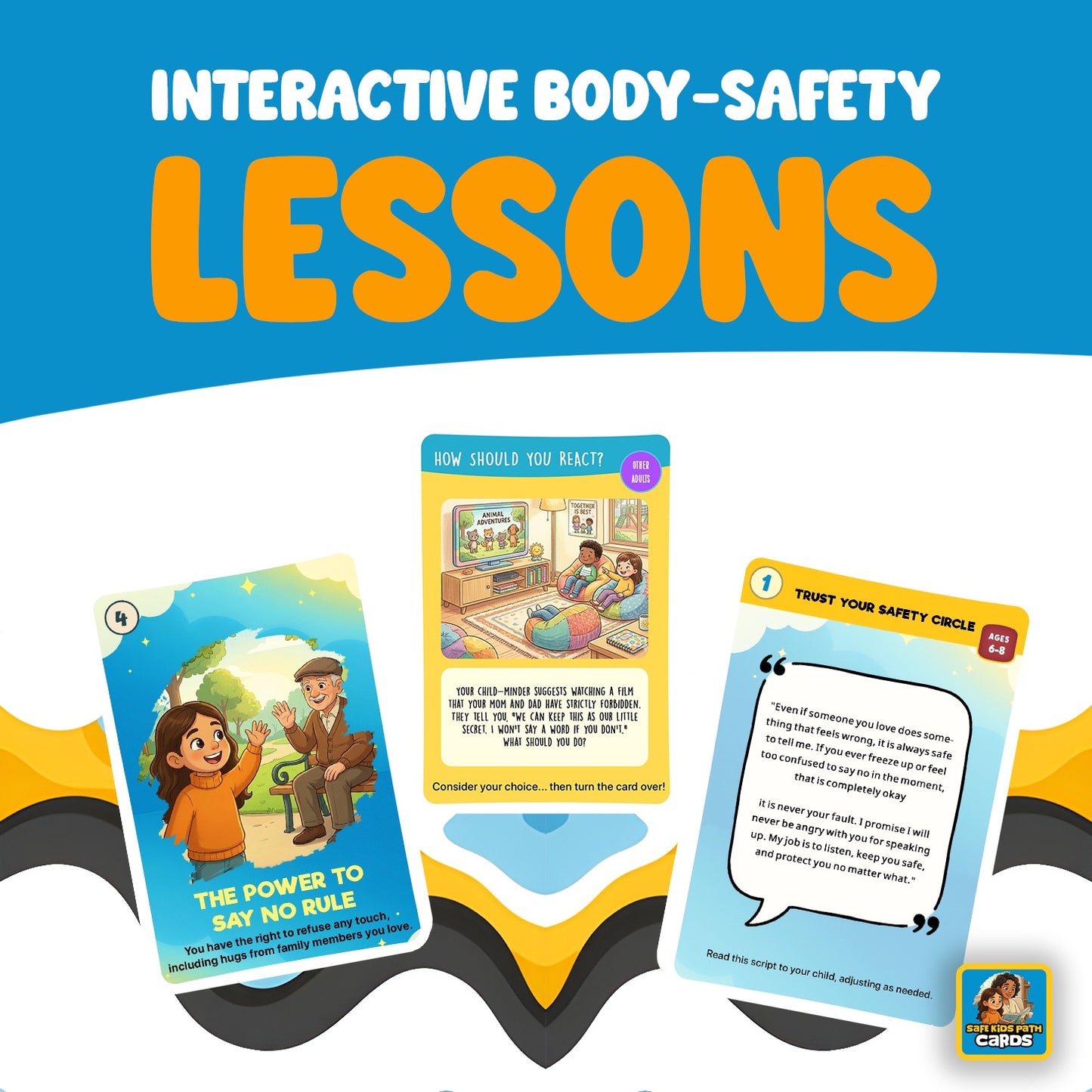 Safe Kids Path Cards