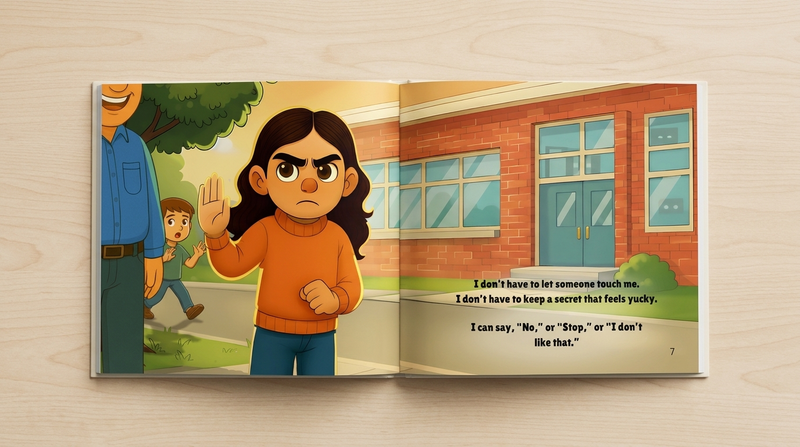 "No. Stop. I don't like that." The exact words that keep kids safe.